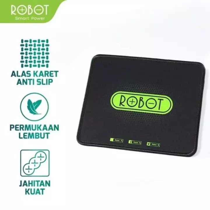 MOUSEPAD ROBOT RP01 ANTI SLIP WITH SOFT SURFACE MULUS LEMBUT ENAK DIPAKAI