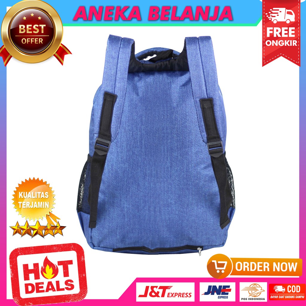 New Arrival Tas Ransel Scotlet Biru Fashionable Berkualitas Ekonomis Khusus Cowok Multifungsi Casual