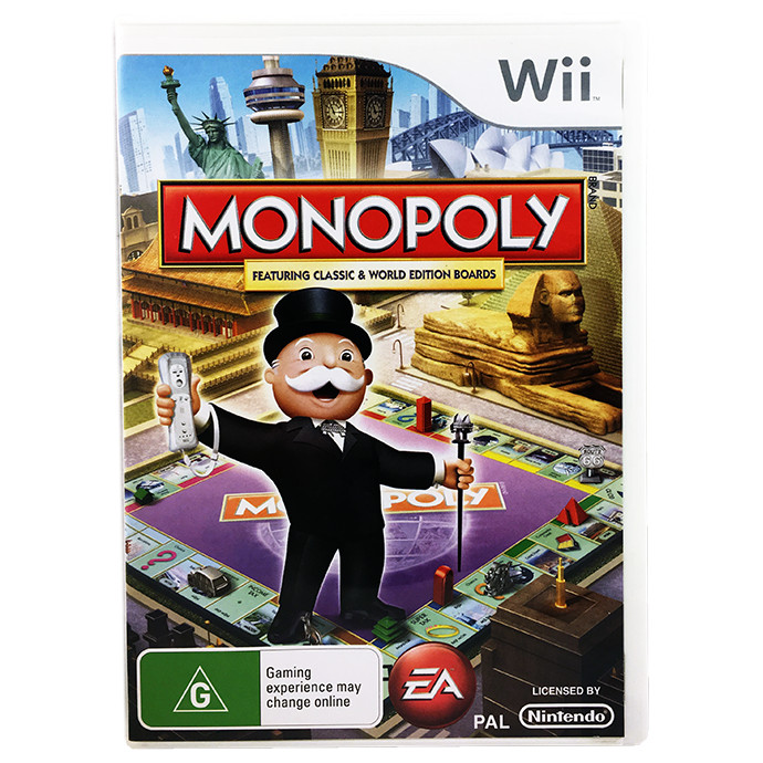 Kaset Game Nintendo Wii Monopoly