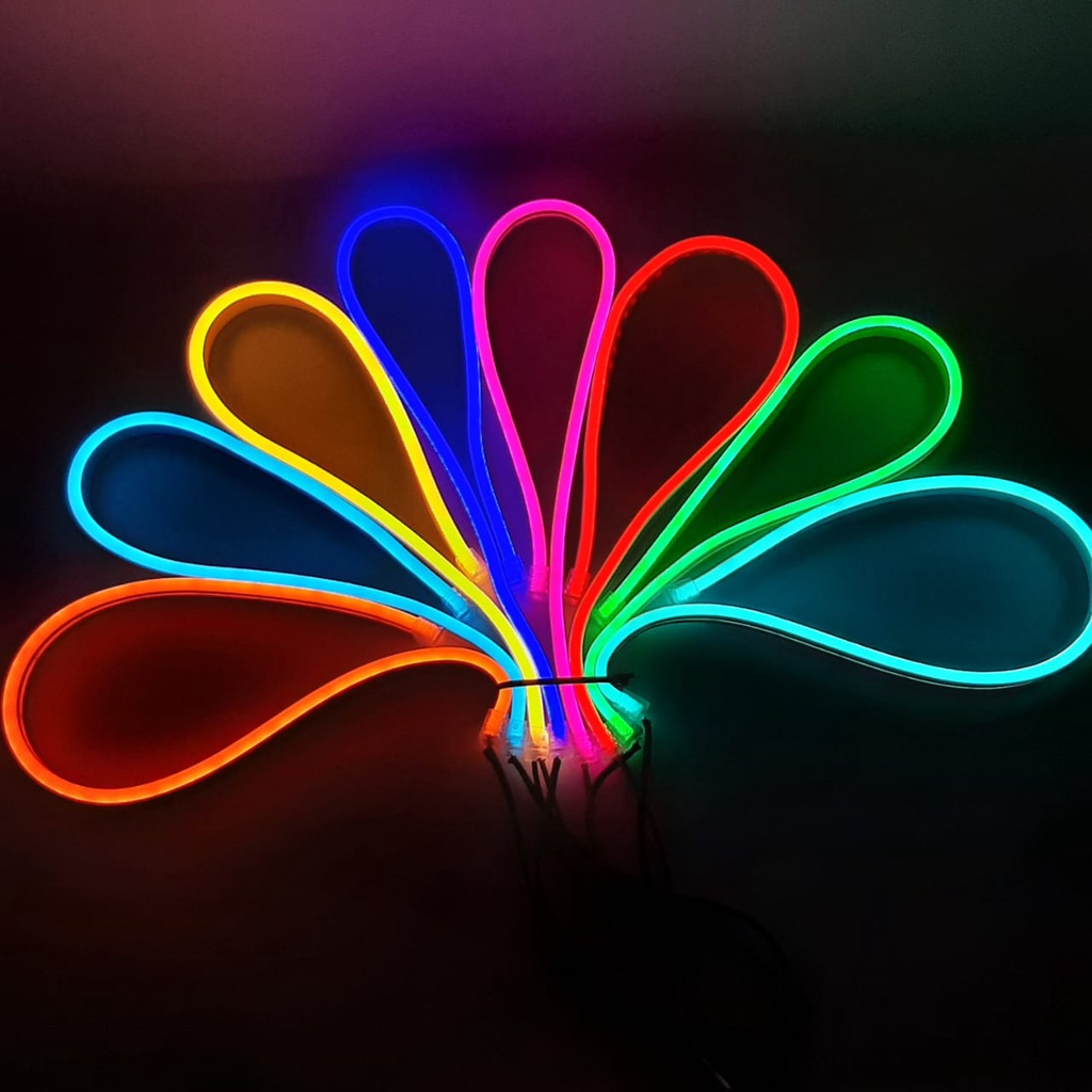 LED alis eagle eyes drl motor led alis motor mobil warna 12volt model pipih bukan bulat Panjang 30 Cm-3