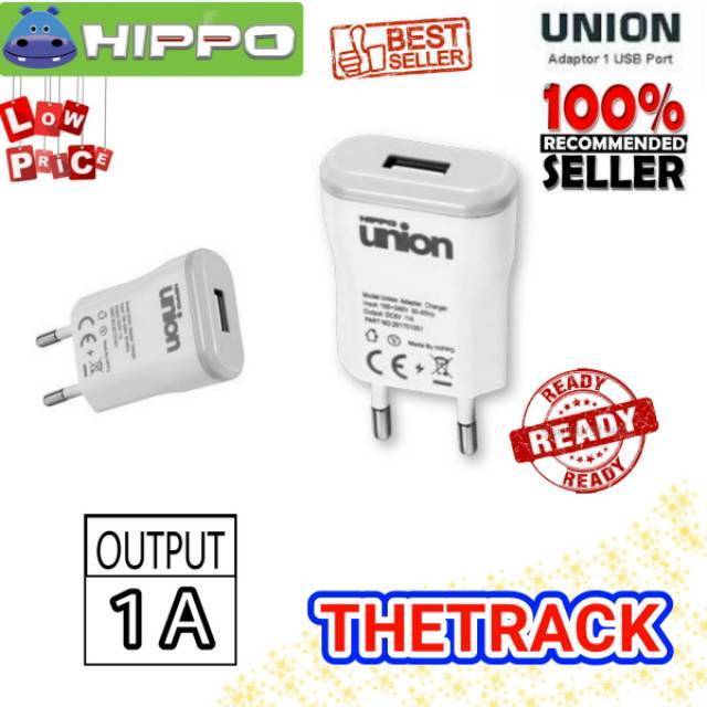 BATOK HIPPO UNION ORIGINAL UM30 / ADAPTER CHARGER KEPALA ADAPTOR CAS HANDPHONE ST