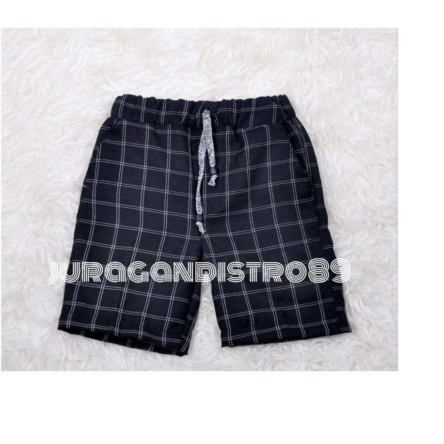 오  Diskon Celana Pendek Tartan Anak tanggung Junior Kualitas  Trend