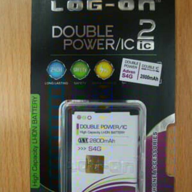 Baterai Log On Advan S4GDouble Power IC