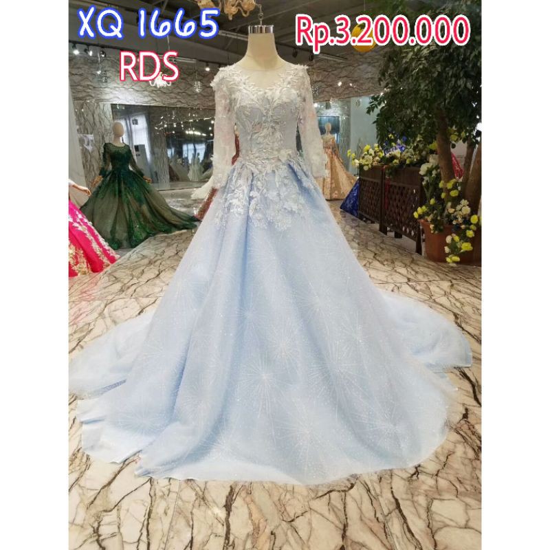 Gaun designer international IMPORT XQ 1665