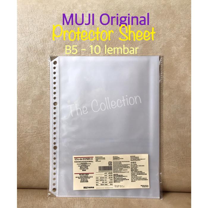 

Paper | Atk693Mj B5 26 Holes 10Lbr Protector Sheet Plastik Pelindung File Muji Murah Baru