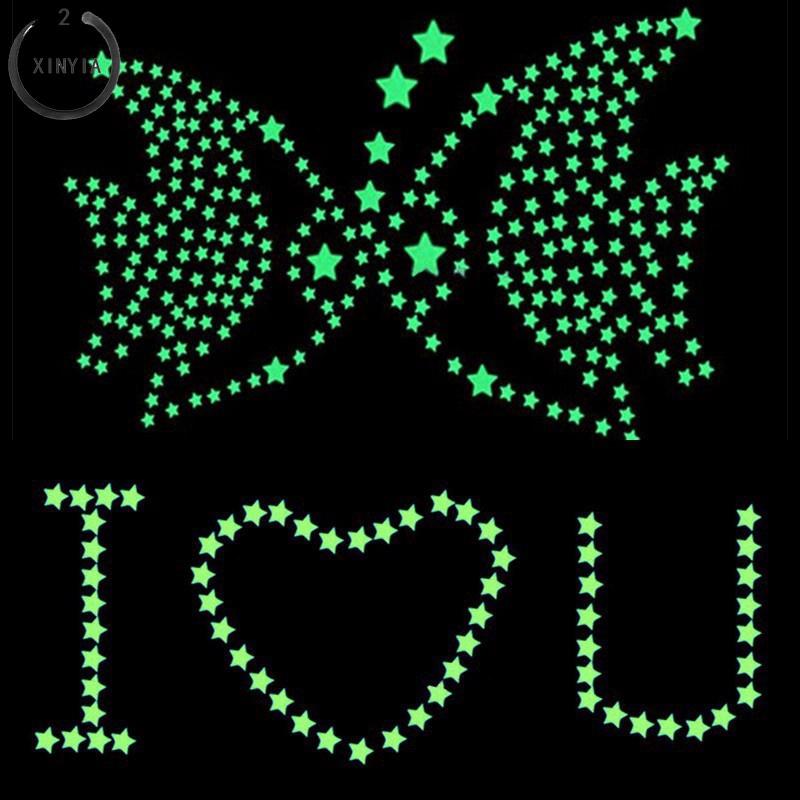 Dekorasi Rumah 50 pcs Stiker Dinding Glow in the Dark Dekorasi Rumah 50 pcs Stiker Dinding Glow in the Dark