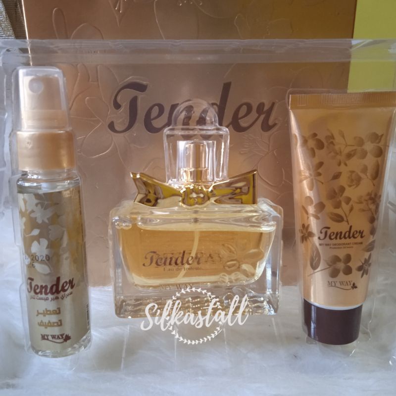 Tender Set My Way (Parfum, Hair Mist, Deodorant Cream)