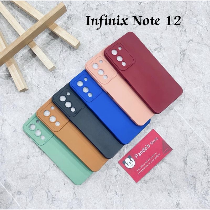 Softcase Pro Camera Infinix Note 12 G96 Candy Case Full Color 3D Silikon TPU