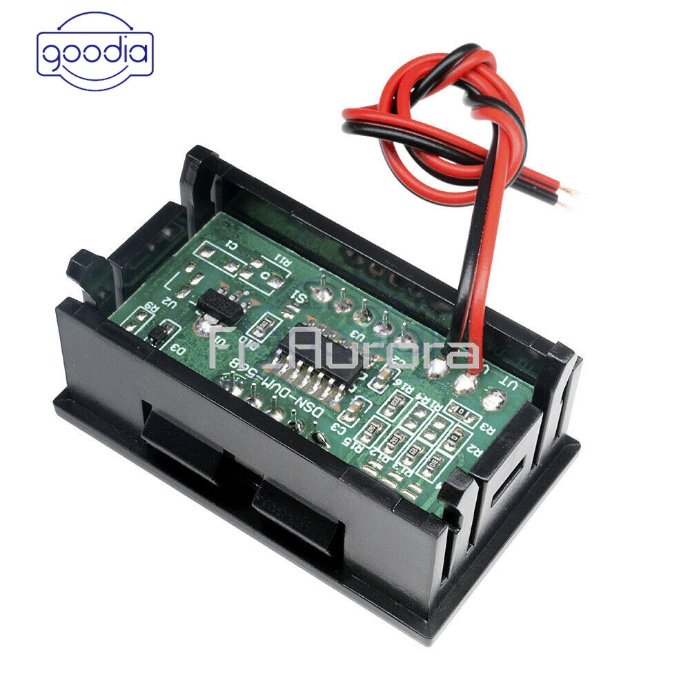 ✈【Fast/COD】✈ 0.56&quot; DC4.5-30V Voltmeter LED Panel Three Digital Display Volt Voltage Meter Red