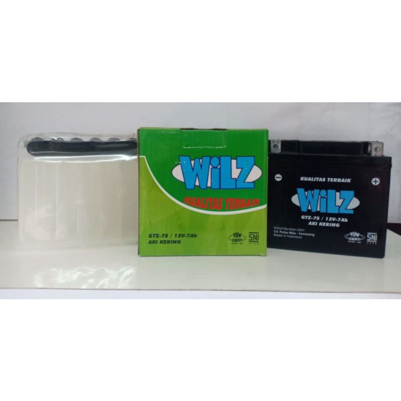 Aki Wilz aki kering motor berkualitas