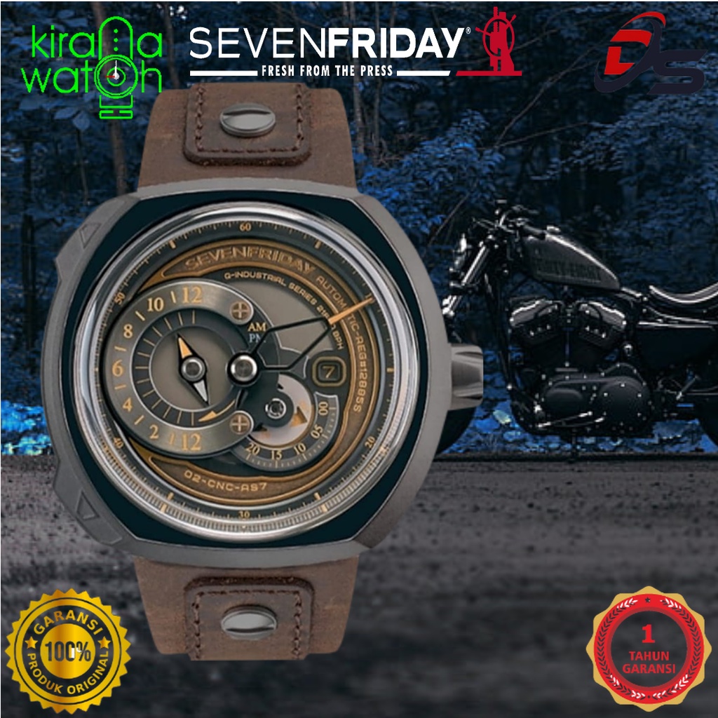 JAM TANGAN PRIA Seven Jumat AUTOMATIC SF Q2 03 LIMITED with NFC 221021
