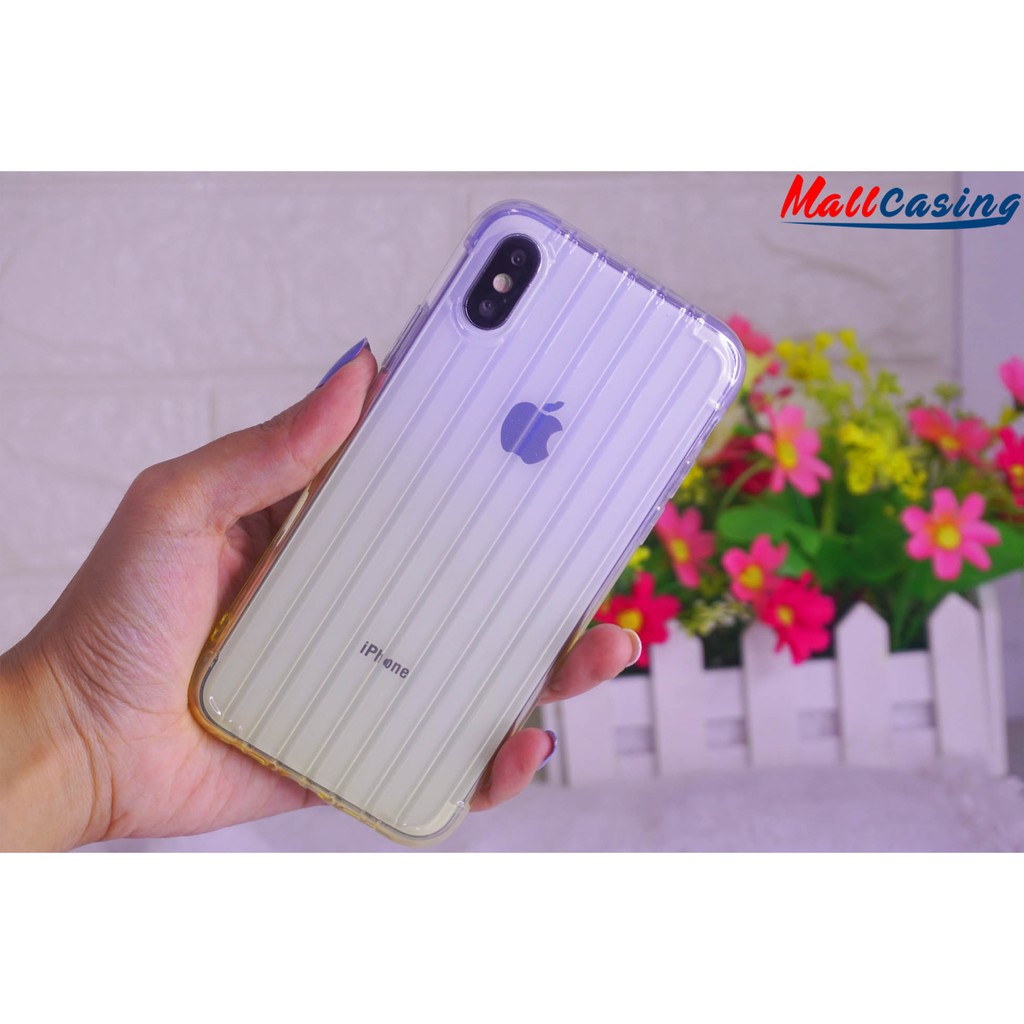 MallCasing - iPhone 7G | 7G+ | X | XR | XS Max TPU Koper Colorway Rainbow Gradasi Soft Case