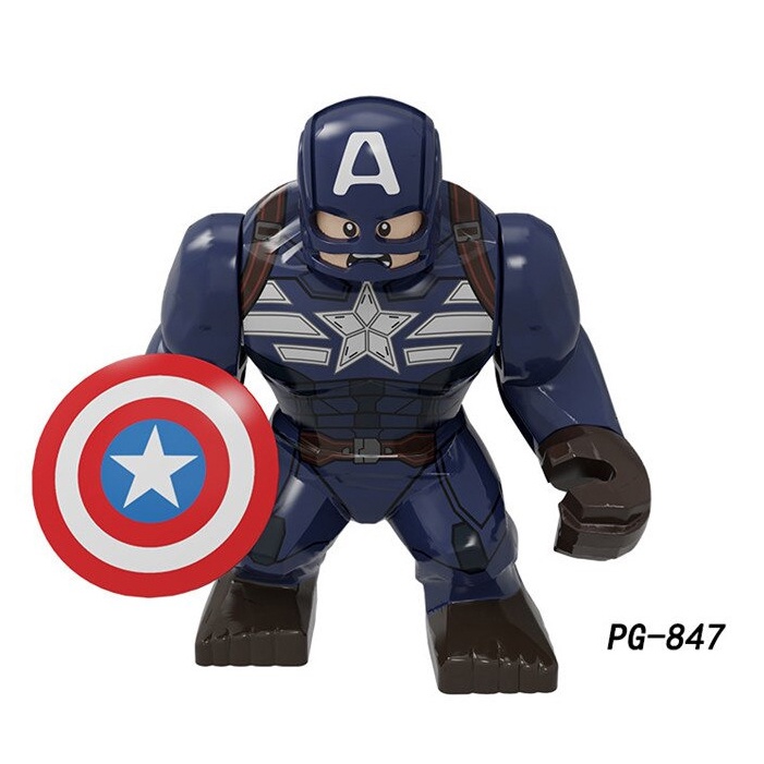 Mainan Anak Building Block Captain America Action Figure Children Toy