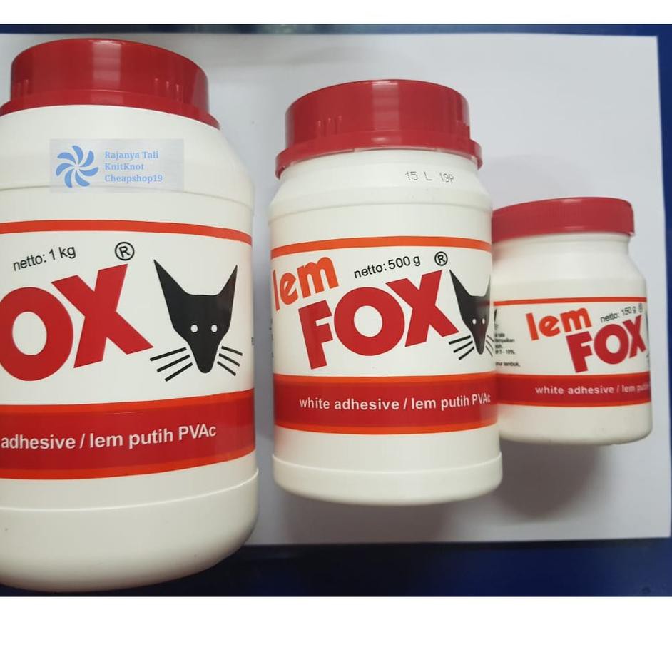 

TERLARIS LEM PUTIH FOX 1000 GRAM 1KG ,,,,