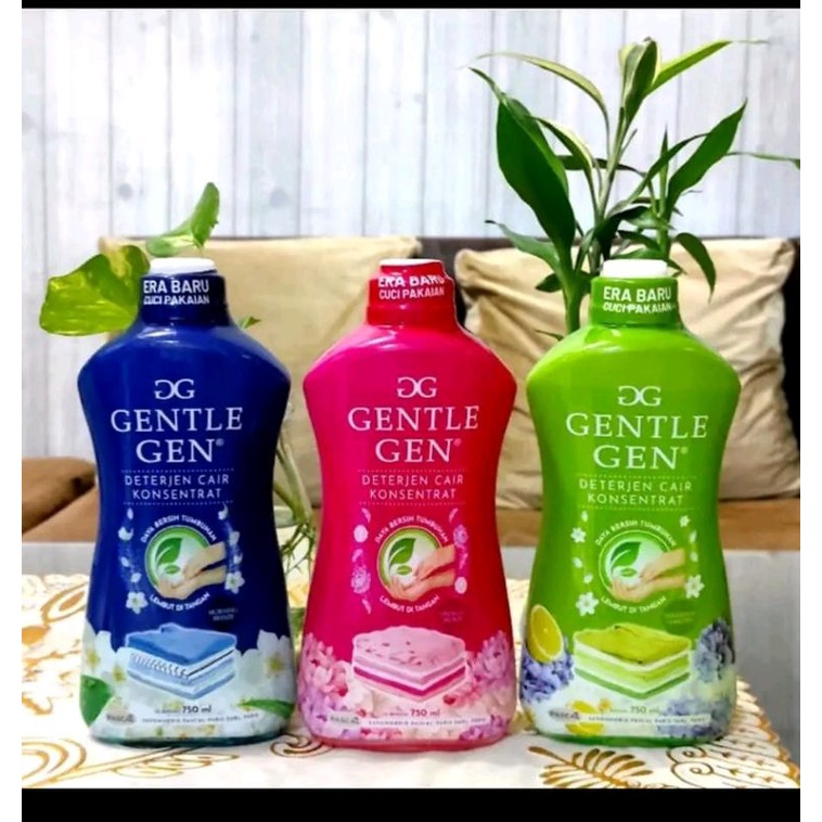 Gentle Gen detergen tumbuhan 700ml | gentle Gen sabun cuci baju cair| sabun pencuci lembut di tangan
