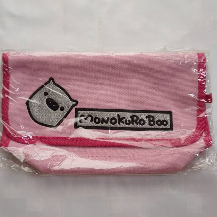 

tempat pensil / kotak pensil monokurobo pink lucu anak-anak