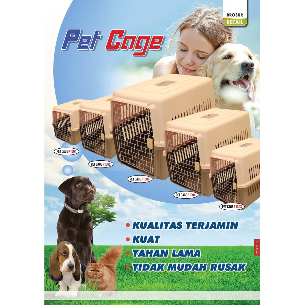 Unik Pet Cargo P04 Kandang Tenteng Anjing Kucing Kandang Hewan