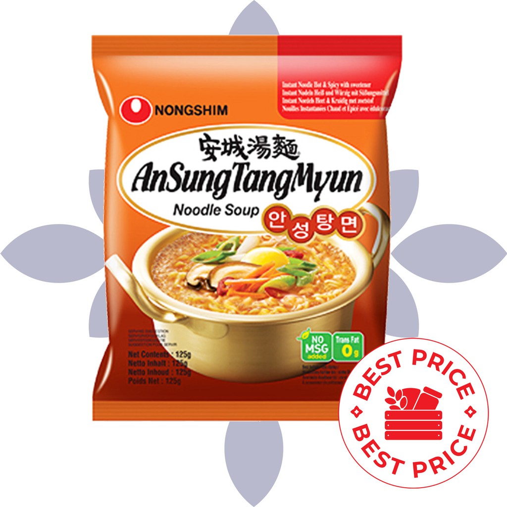 NONGSHIM - ANSUNGTANGMYUN NOODLE SOUP RAMYUN - 125 GR (MIE INSTAN KOREA)