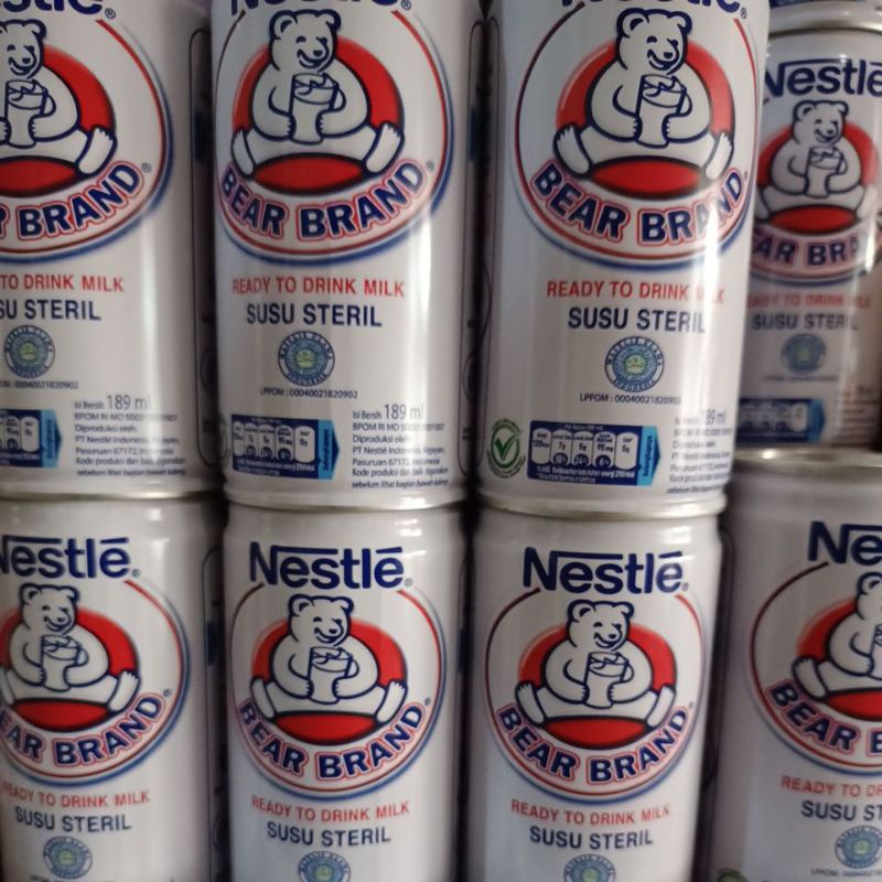 susu steril  ( bear brand 189ml)