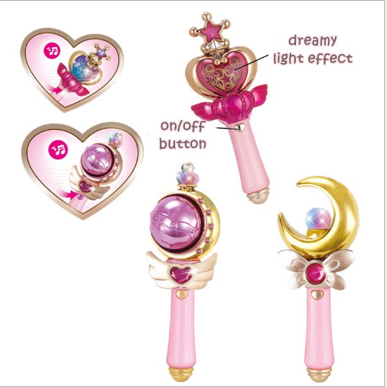 [ORGM] Mainan Tongkat Peri Princess Sailor Moon Magic Wand