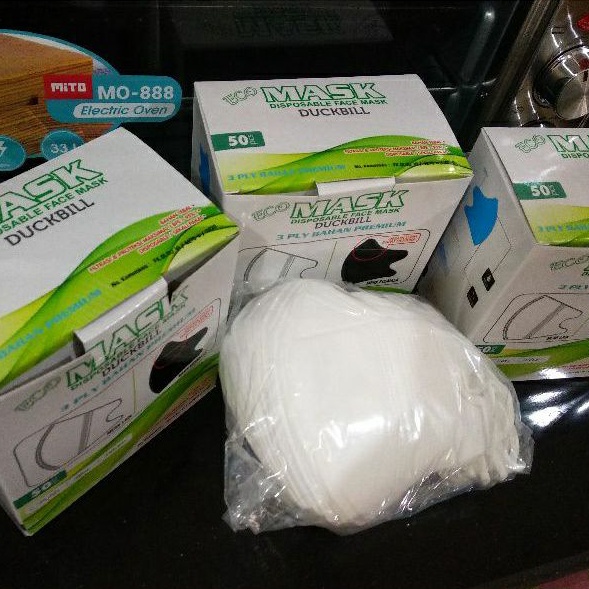 MASKER DUCKBILL IMPORT ECO MASK (6 PCS)