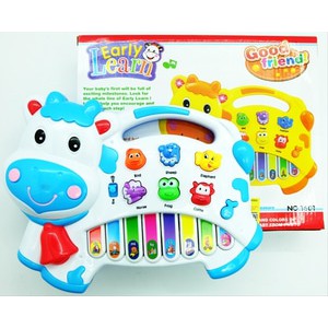 Mainan Edukasi Anak Alat Musik Piano EARLY LEARN PIANO ST - Kado Hadiah Mainan Anak Murah Musik Hewan Lucu