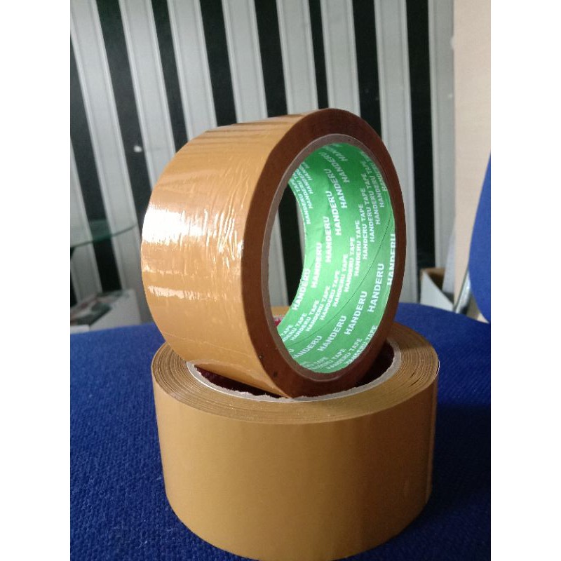 

LAKBAN COKLAT 2 INCH merek HANDERU