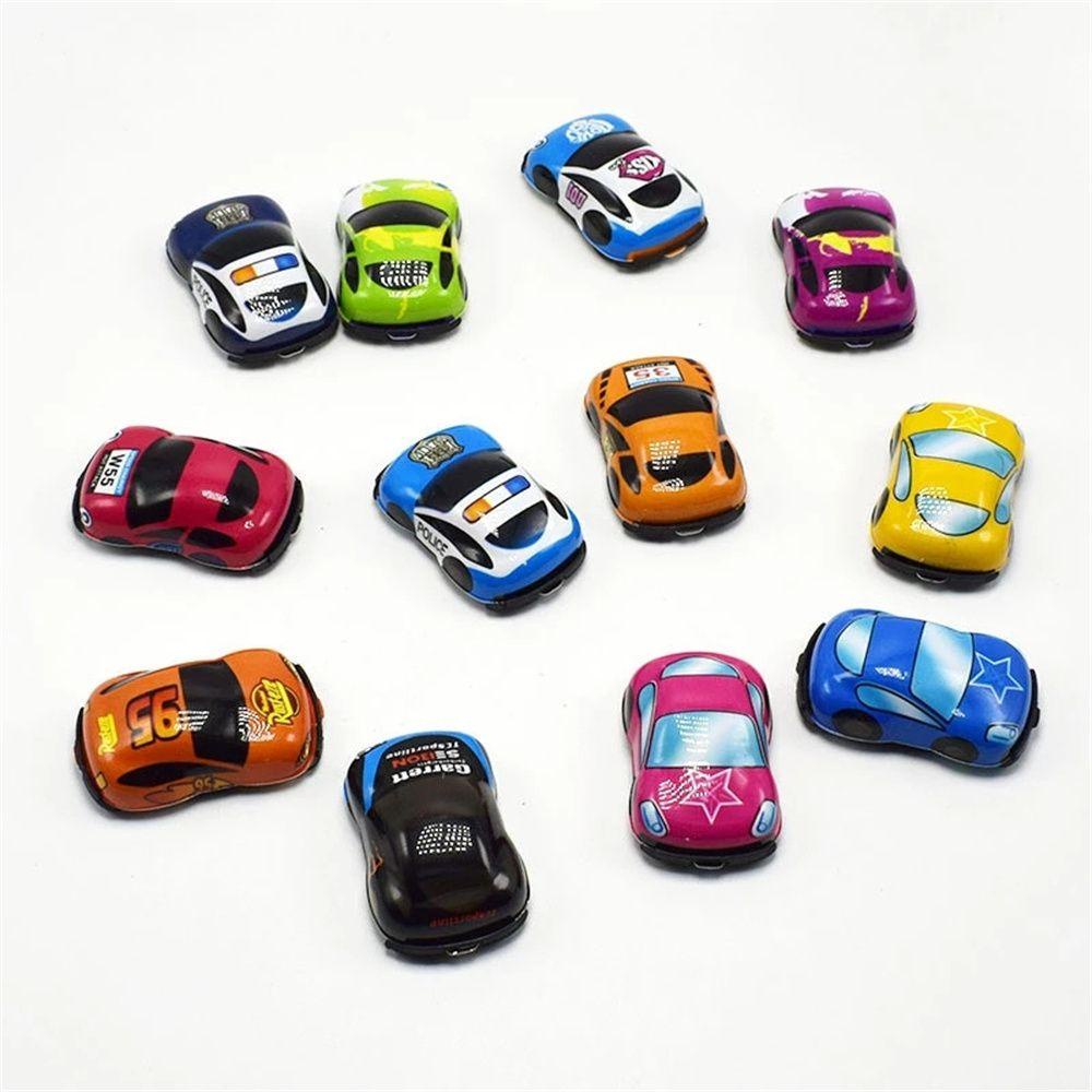 Mxbeauty Pull Back Car Mini Hadiah 10Pcs Hadiah Ulang Tahun Set Kendaraan Mainan Balita Anak Inersia Mobil Mainan