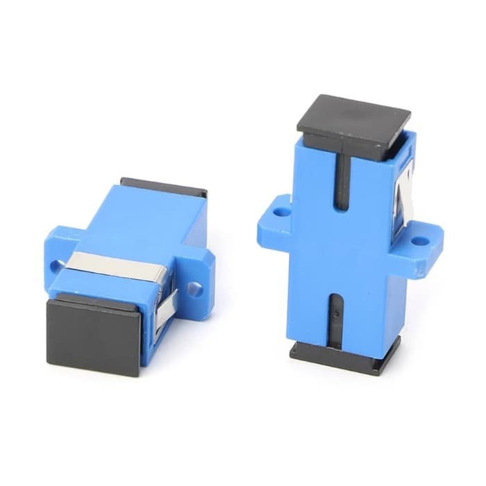 [𝗛𝗶𝗴𝗵 𝗤𝘂𝗮𝗹𝗶𝘁𝘆] Adapter SC APC / SC UPC Konektor Fiber Optik isi 50 pcs