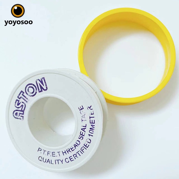 SEAL TAPE 12 x 0,075 MM x 10 METER ISOLASI PUTIH LENTUR UNTUK CEGAH BOCOR / PIPA KRAN-yoyosoo