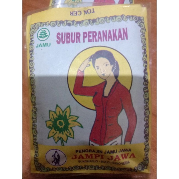 

jamu subur peranakan jampi jawa kemasan 10sacet