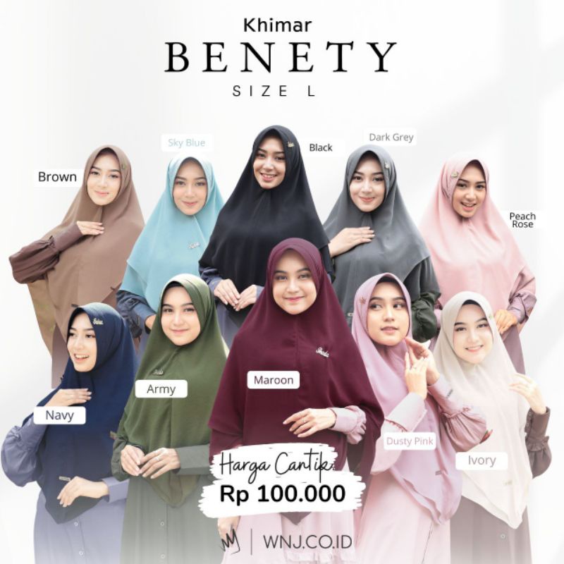 Khimar Benety by Wnj Hijab Layer Premium