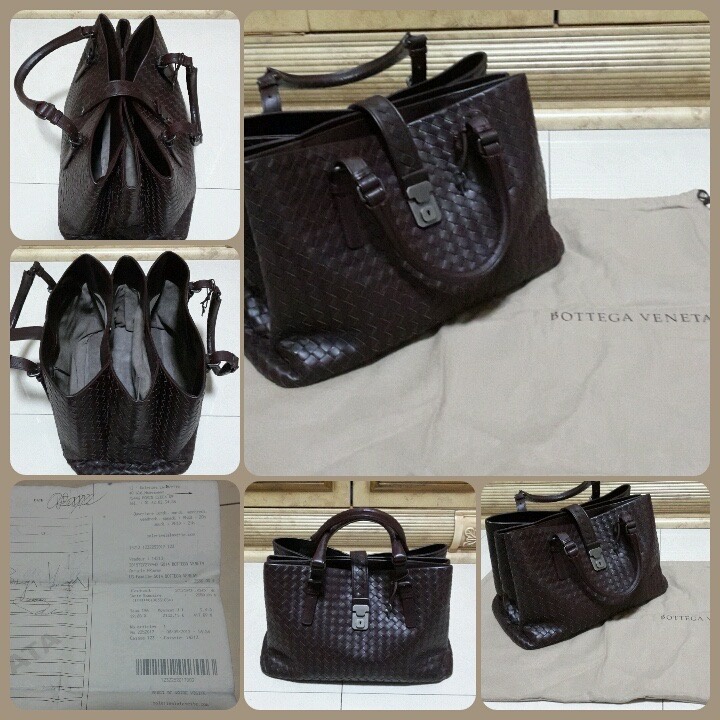 Bottega Veneta - LARGE ROMA BAG IN INTRECCIATO CALF - Bottega Veneta