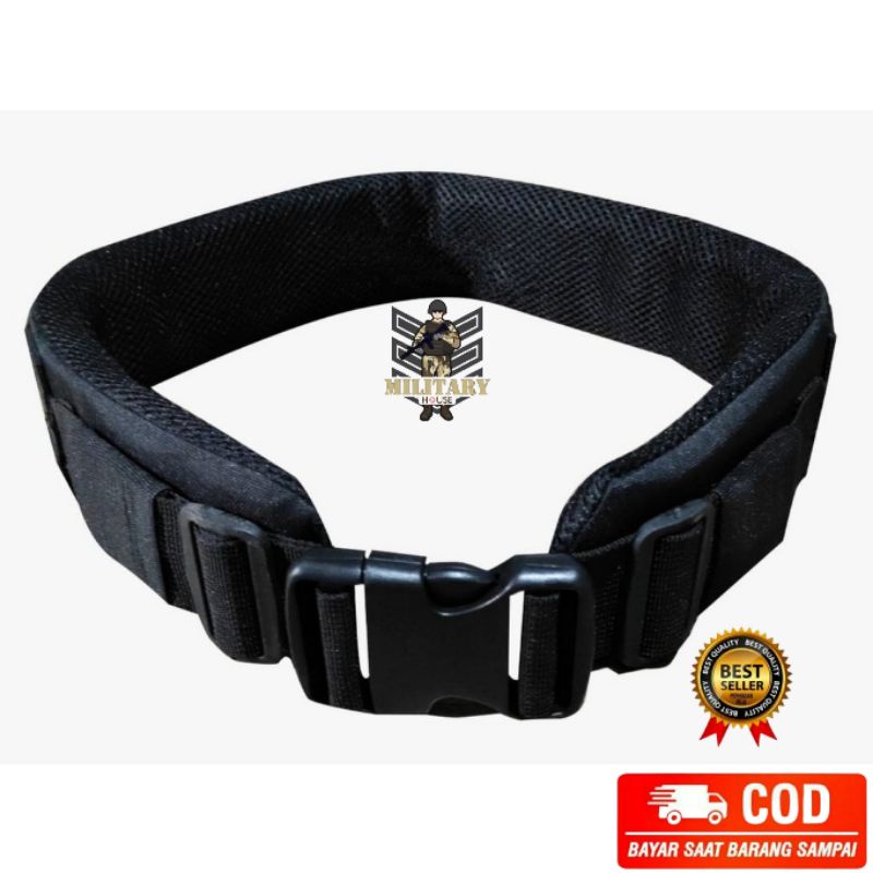 Sabuk Tactical Cordura 300D untuk Outdoor, Cocok untuk Molle Pouch dan Aksesoris