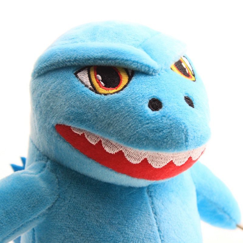 50CM Godzilla Monster Soft Plush Toy Cute Birthday Present Blue Stuffed Doll Cartoon Anime