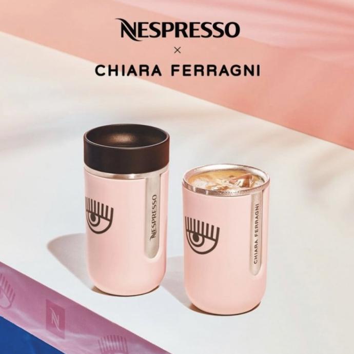Nespresso Chiara Ferragni Lmtd Edition Coffee Travel Mug Tumbler Kopi Quick Seller