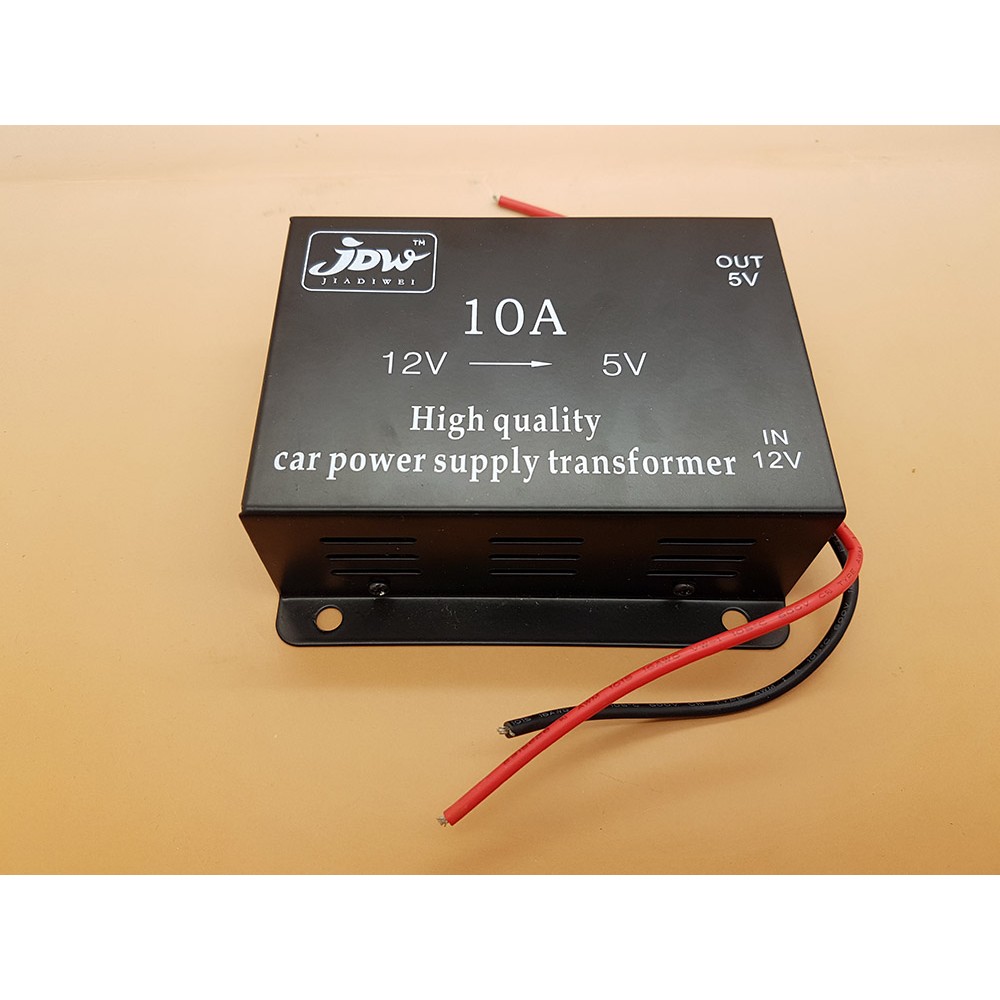 DC 12V to 5V 10A Car Power Supply Converter ( Penurun tegang