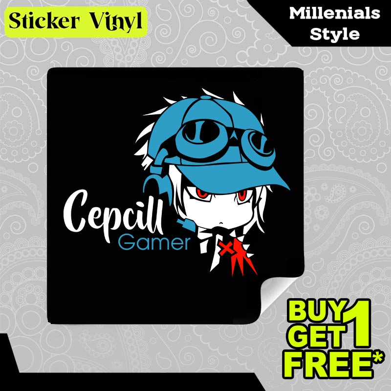 

Stiker Sticker Cepcill Gamer Karakter Gaming Desain Keren dan Kekinian Aesthetic Bahan Vinyl Satuan Anti Air