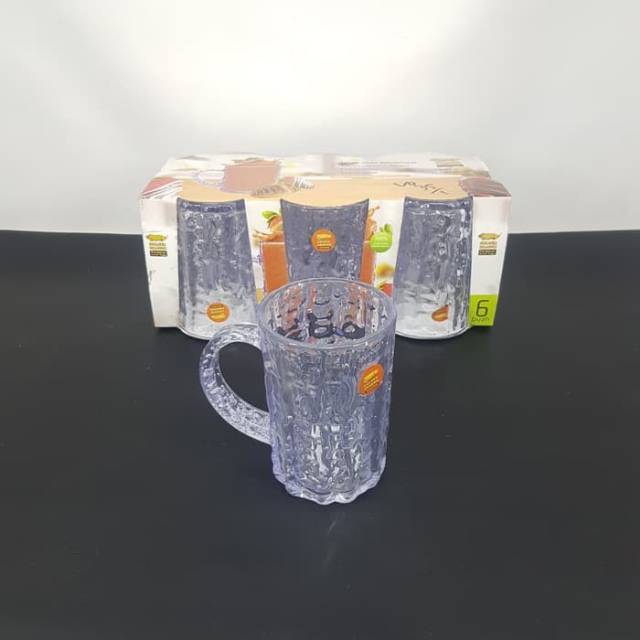 gelas melamin putih bening golden dragon 849