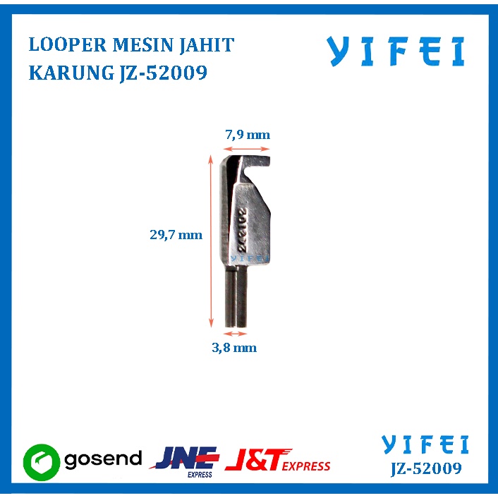 Looper 243102 FS - Pengait Benang Mesin Jahit Karung NP-7A YIFEI-52009