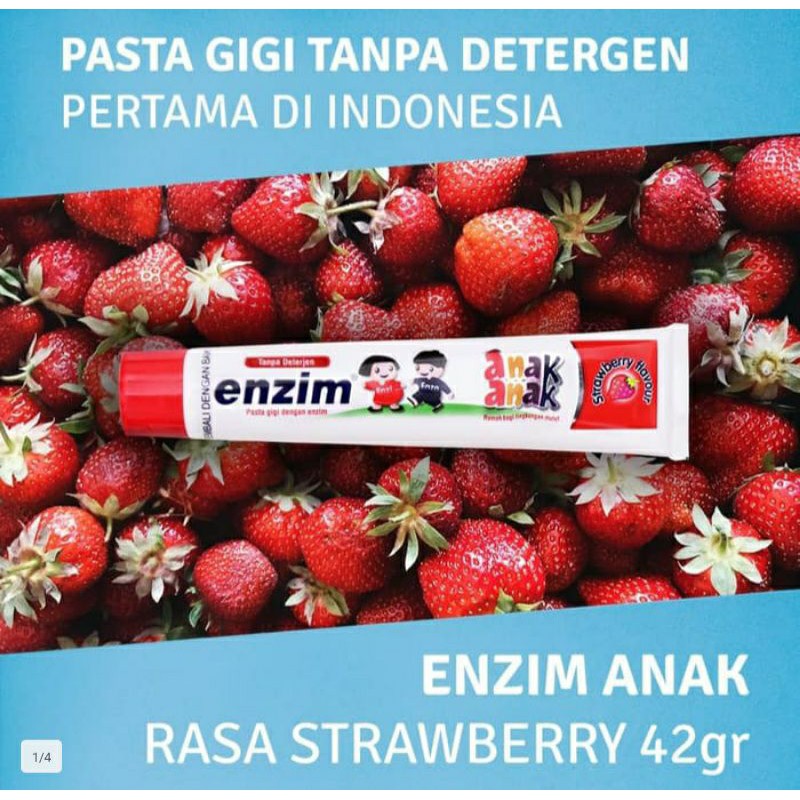 Pasta gigi enzim
