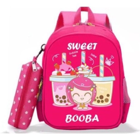 FLASH SALE 7.7 - RANSEL ANAK MOTIF SWEET BOBA LUCU MENARIK UNIK | RANSEL BOBA | TAS PUNGGUNG ANAK CEWEK/COWOK | BACKPACK GO TO SCHOOL | TAS SEKOLAH ANAK | BOBA MILK TEA RANSEL