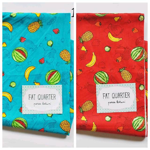 Kain Perca Kain Katun Kain Meteran Motif Buah