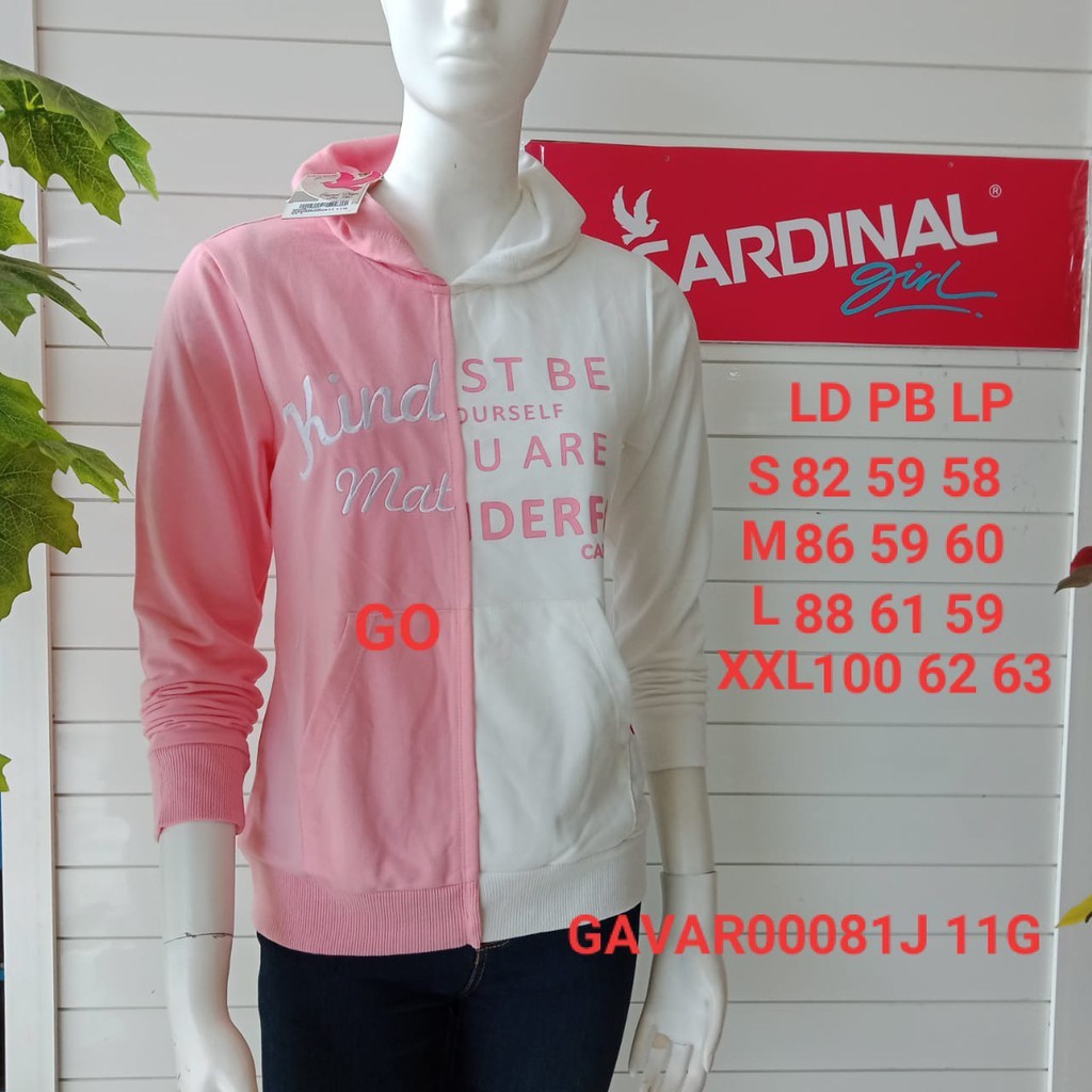 BB CARDINAL SWEATER GIRL Jaket Cewek Sweater Cardinal 100% Original