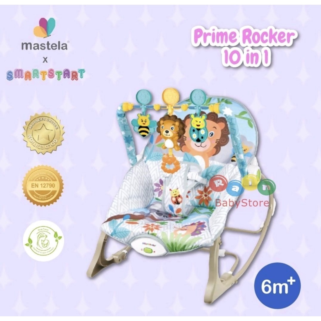 Bouncer Kursi Goyang Manual Bayi Space Baby Mastela FREE BUBBLE WRAP!!-MASTELA-LION