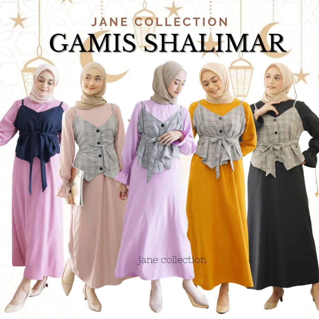 JANE COLLECTION || Baju Lebaran Dress Gamis Shalimar