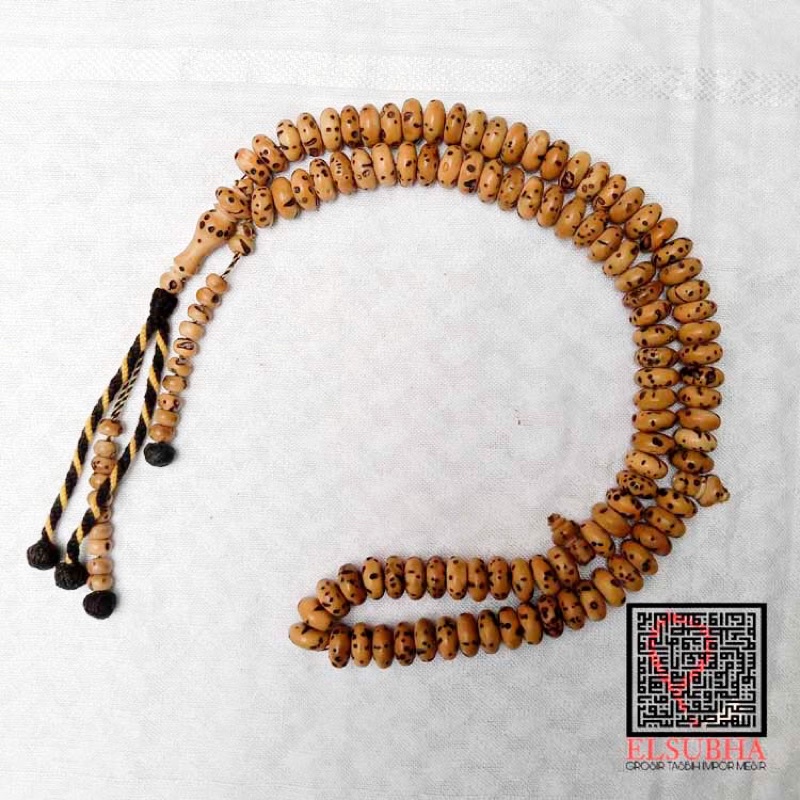 Tasbih Oud Sholib Pipih 99butir Original Mesir
