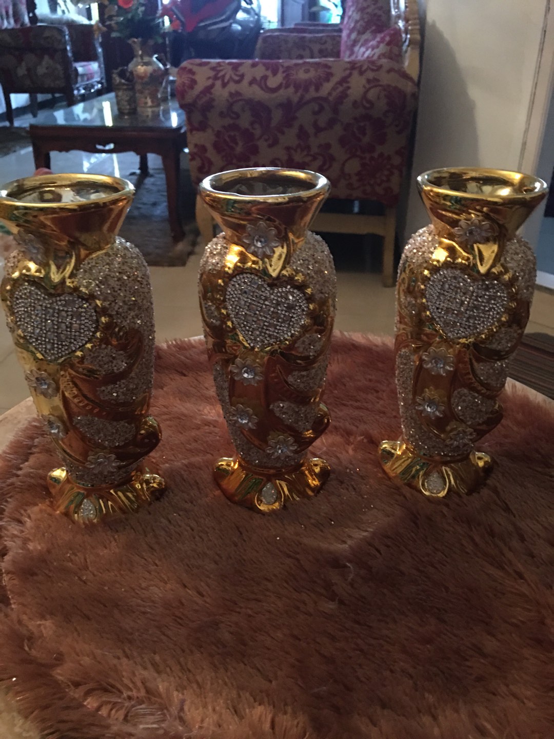 Jual Pajangan Lemari Kaca - Pajangan Set 3 Pasir - Dekorasi Rumah