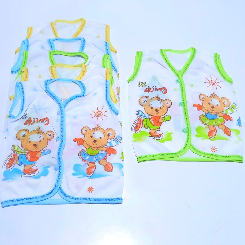 1pcs BAJU BATI YUKENSI Tanpa Lengan ATASAN KUTUNG |  ATASAN BAYI YUKENSI NEWBORN