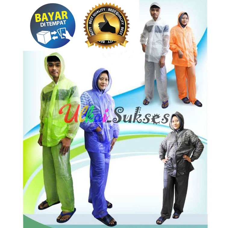 Jas Hujan Setelan Jaket Celana Random 905 l 923 l 908 l 901 l 912 l 928 Raincoat Mantel Hujan Elmondo Dewasa l Pria l Wanita Anti Tembus Air All Best Quality Murah